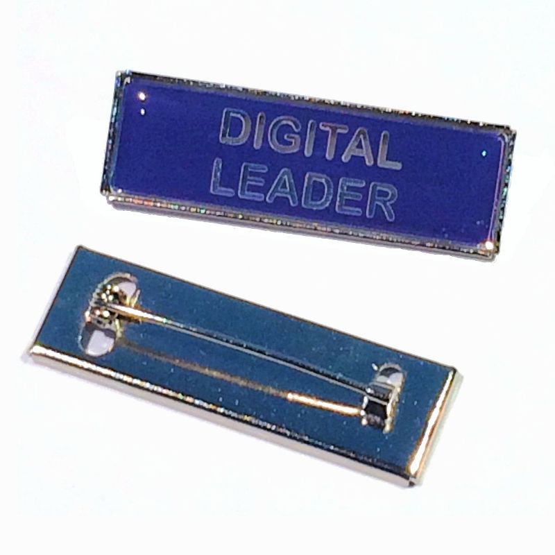 Custom Text Oblong Badge